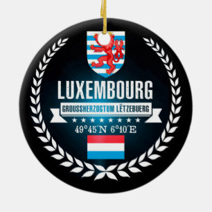 Luxemburg Keramik Ornament