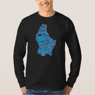 Luxemburg Kontur Luxemburg Reisen Luxemburg Luxemb T-Shirt