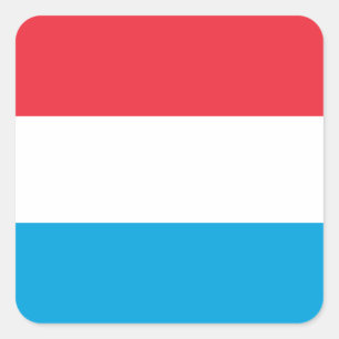 Luxemburg - Lëtzebuerg - Luxemburg Quadratischer Aufkleber