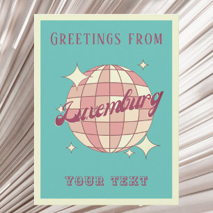 Luxemburg Luxemburg Retro Vintage Postkarte