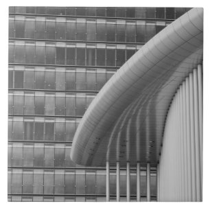 Luxemburg, Luxemburg, Stadt, Kirchberg-Plateau. Fliese