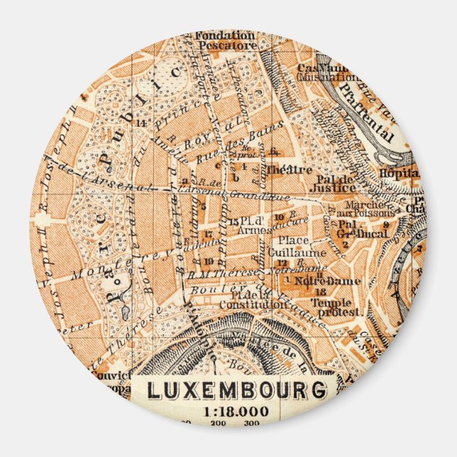 Luxemburg Magnet (Vorne)