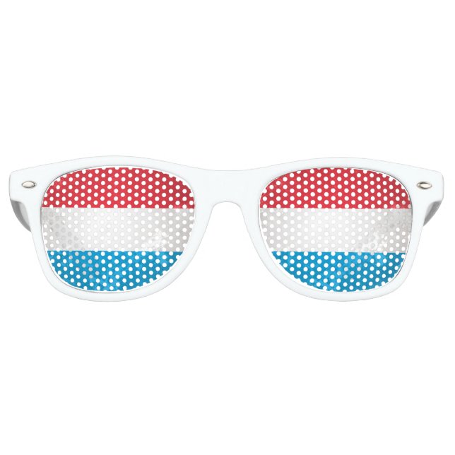 Luxemburg Partybrille (Vorderseite)