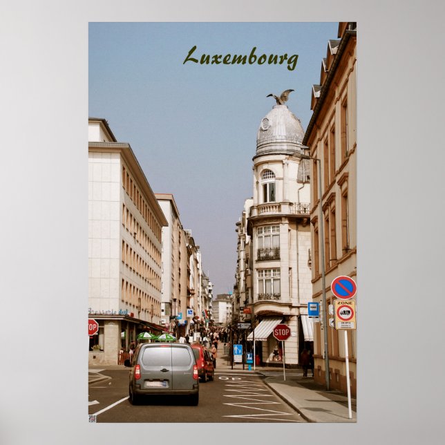Luxemburg Poster (Vorne)