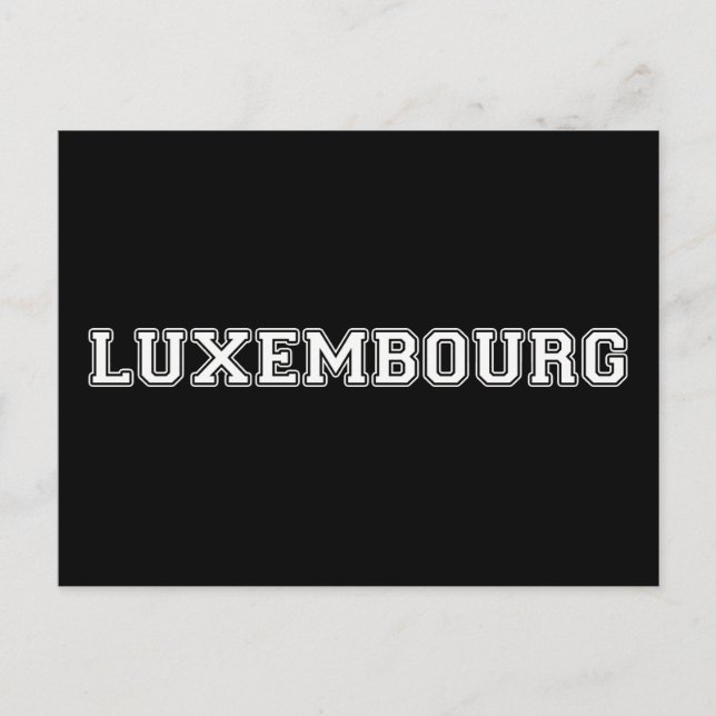 Luxemburg Postkarte (Vorderseite)