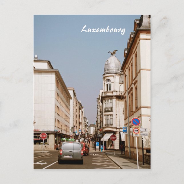 Luxemburg Postkarte (Vorderseite)