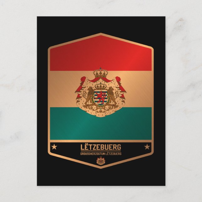 Luxemburg Postkarte (Vorderseite)