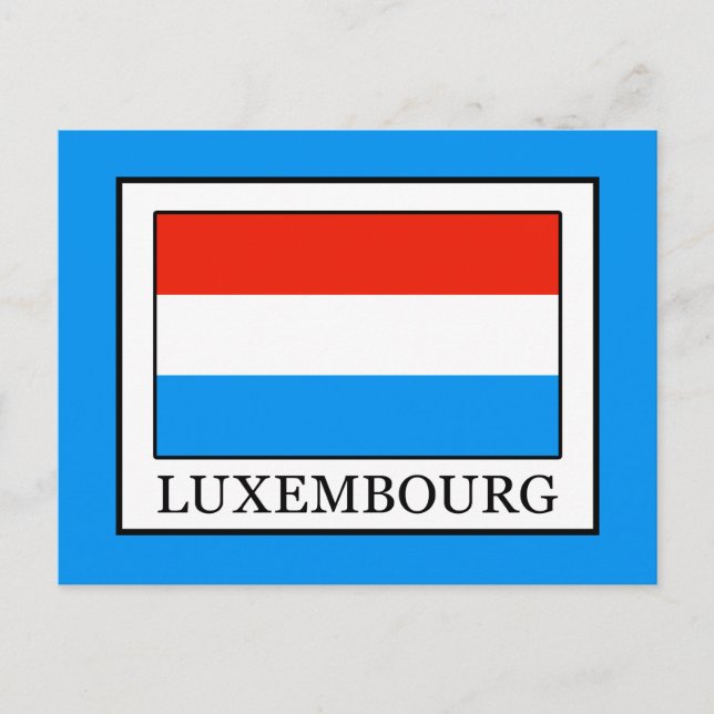 Luxemburg Postkarte (Vorderseite)