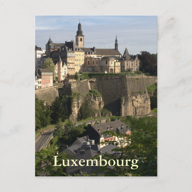 Luxemburg Postkarte (Vorderseite)