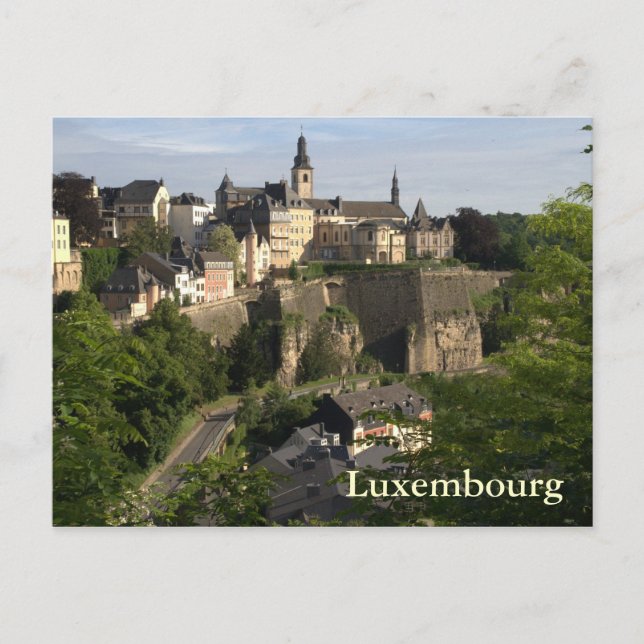 Luxemburg Postkarte (Vorderseite)