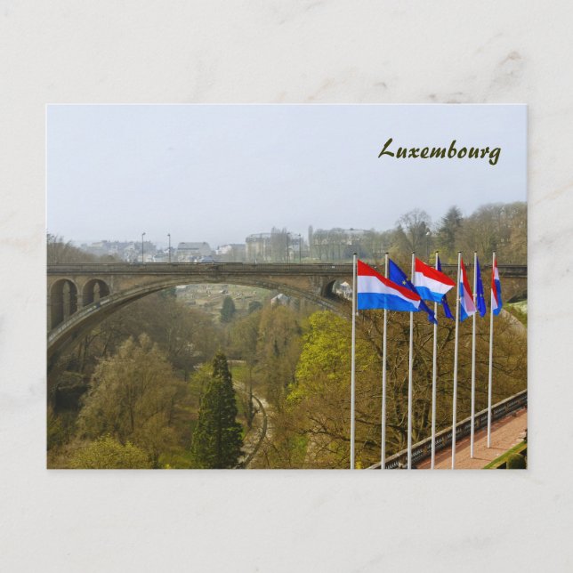 Luxemburg Postkarte (Vorderseite)