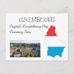 Luxemburg Postkarte
