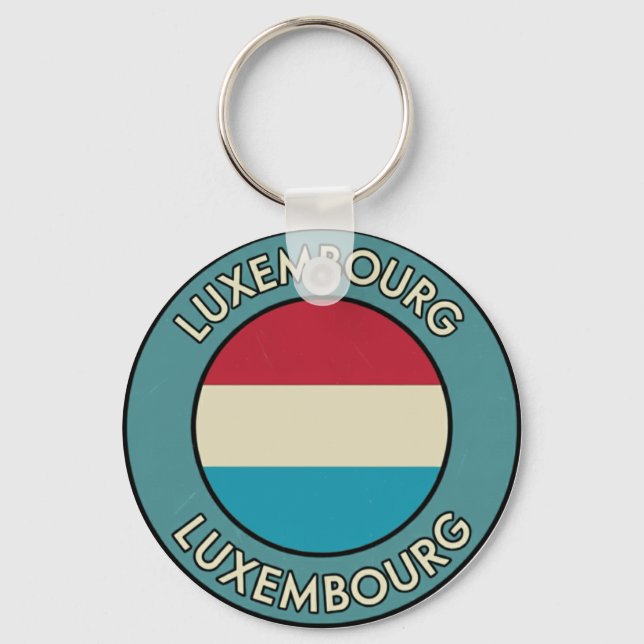 Luxemburg Schlüsselanhänger (Vorderseite)