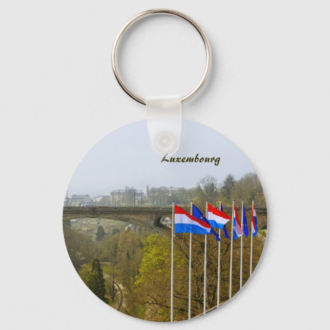 Luxemburg Schlüsselanhänger (Vorderseite)