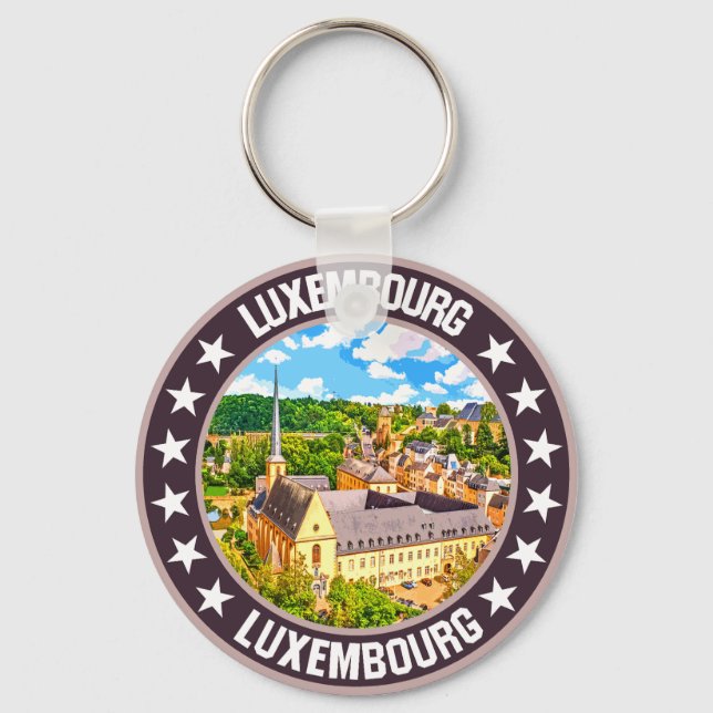 Luxemburg Schlüsselanhänger (Vorderseite)