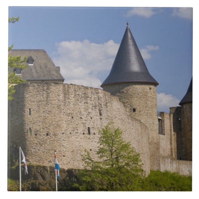 Luxemburg, Sure River Valley. Bourscheid Fliese (Vorderseite)