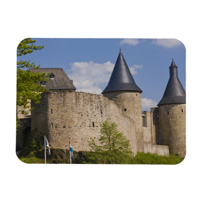 Luxemburg, Sure River Valley. Bourscheid Magnet (Horizontal)