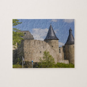 Luxemburg, Sure River Valley. Bourscheid Puzzle