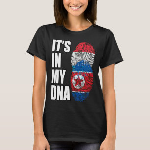 Luxemburg und nordkoreanische DNA-Mischung Erbscha T-Shirt