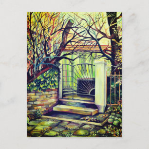 Luxemburg - Vintage Bohemische Malerei Postkarte