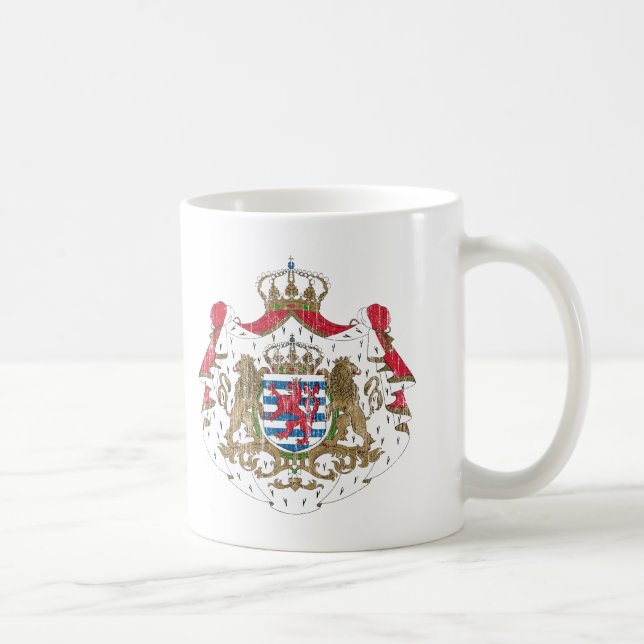 Luxemburg-Wappen Tasse (Rechts)