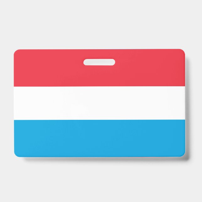 Luxemburger Flagge Ausweis (Vorderseite)