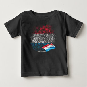 Luxemburger Flagge Baby T-shirt