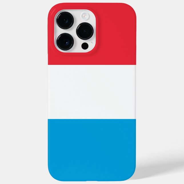 Luxemburger Flagge Case-Mate iPhone Hülle (Rückseite)