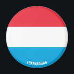 Luxemburger Flagge Charming Patriotic Magnet<br><div class="desc">Die luxemburgische Fahne Charming Patriotic Magnet mit der Luxemburger Flagge zeigte sich überall auf dem Magneten. Der Name des Landes ist in das Design am unteren Rand des Bildes eingebunden. Der Text kann mit der Funktion "Anpassen!" vollständig angepasst werden. Dieses schöne luxemburgische Magnet ist das stilvolle Geschenk für jeden Anlass....</div>
