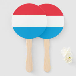 Luxemburger Flagge Fächer