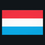 Luxemburger Flagge Fotodruck<br><div class="desc">Patriotische Flagge von Luxemburg.</div>