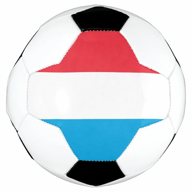 Luxemburger Flagge Fußball (Vorderseite)