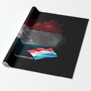 Luxemburger Flagge Geschenkpapier