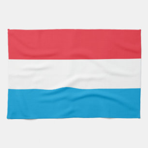 Luxemburger Flagge Geschirrtuch