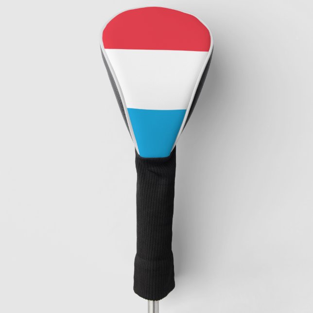 Luxemburger Flagge Golf Headcover (Vorderseite)