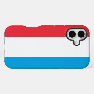Luxemburger Flagge iPhone 16 Plus Hülle