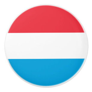 Luxemburger Flagge Keramikknauf