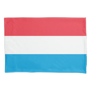 Luxemburger Flagge Kissenbezug
