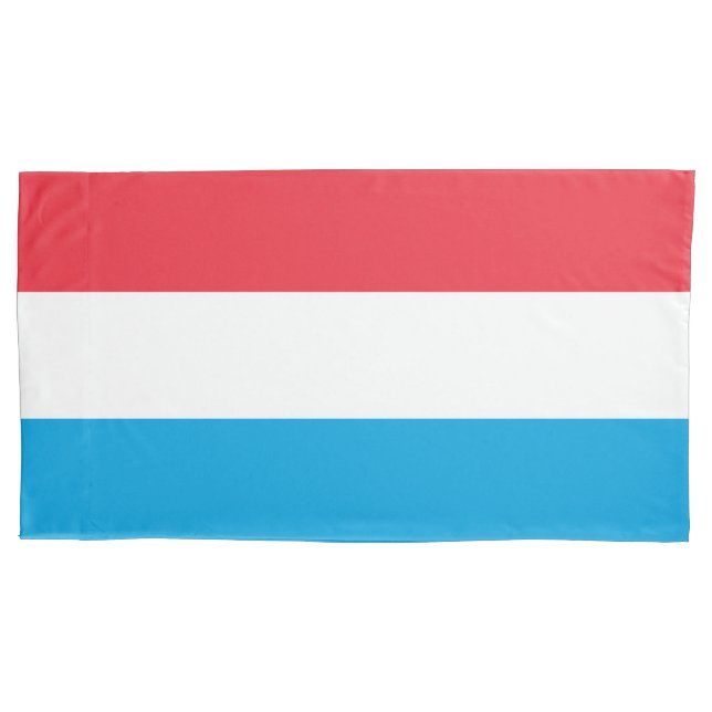Luxemburger Flagge Kissenbezug (Vorderseite)