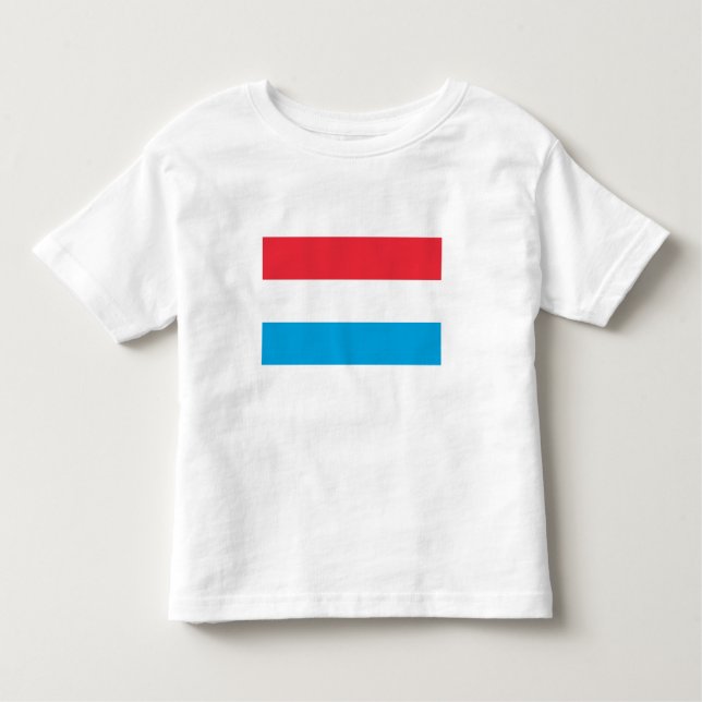Luxemburger Flagge Kleinkind T-shirt (Vorderseite)