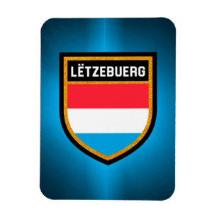 Luxemburger Flagge Magnet