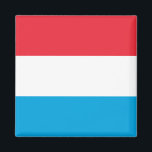 Luxemburger Flagge Magnet<br><div class="desc">Anpassbare World Flag Produkte - Bitte fühlen Sie sich frei,  Ihren eigenen Text hinzuzufügen.</div>