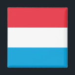 Luxemburger Flagge Magnet<br><div class="desc">Anpassbare World Flag Produkte - Bitte fühlen Sie sich frei,  Ihren eigenen Text hinzuzufügen.</div>