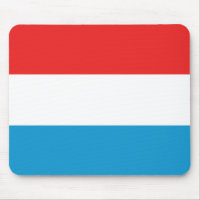Luxemburger Flagge Mousepad