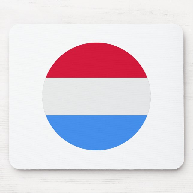 Luxemburger Flagge Mousepad (Vorne)