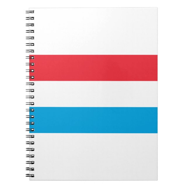 Luxemburger Flagge Notizblock (Vorderseite)