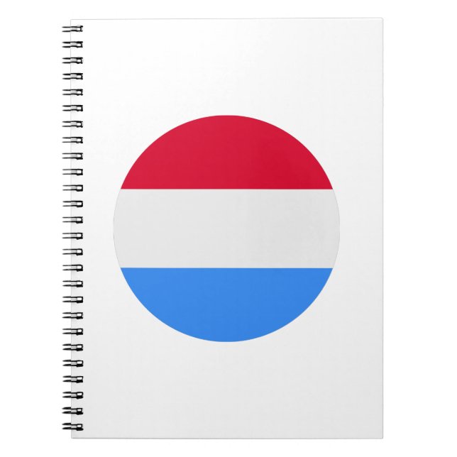 Luxemburger Flagge Notizblock (Vorderseite)