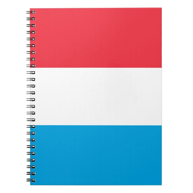 Luxemburger Flagge Notizblock (Vorderseite)