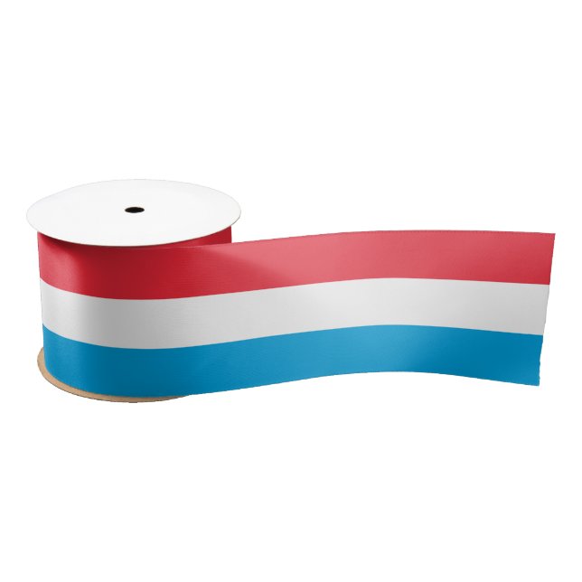 Luxemburger Flagge Satinband (Spule)
