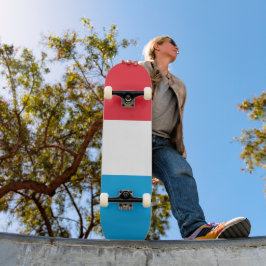 Luxemburger Flagge Skateboard